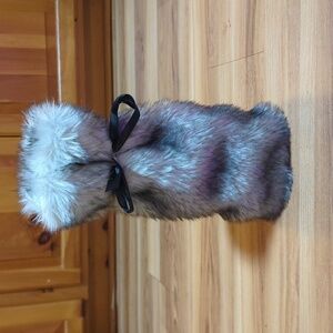 Faux Fur Wine Bag NEW